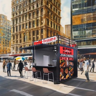 ποιότητας  Modern Design Style 10ft Container Sentry Box Fast Food Truck Mobile Coffee Truck Bar Convenience Store εργοστάσιο