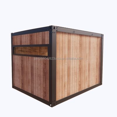 10ft Μίνι Prefab Μονωδικό Κινητό Συσκευαστήριο Μεγάλο Μέγεθος Οικία γραφείου με 50/75/100mm κύμα σάντουιτς τοίχους