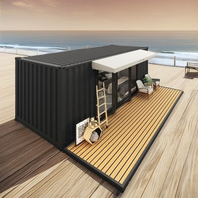 20ft οικολογικά φιλικό Flat Pack Container House προκατασκευασμένη βιώσιμη κατασκευή ατσάλινη δομή ανθεκτική βροχή άνεμος χιόνι κατάστημα