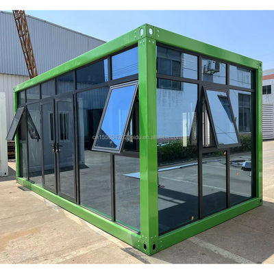 Σύγχρονο σχεδιασμό Flat Pack Foldable φορητό σπίτι δοχείο για προκατασκευασμένα μικροσκοπικά σπίτια καταστήματα και γραφεία 20ft ή 40ft