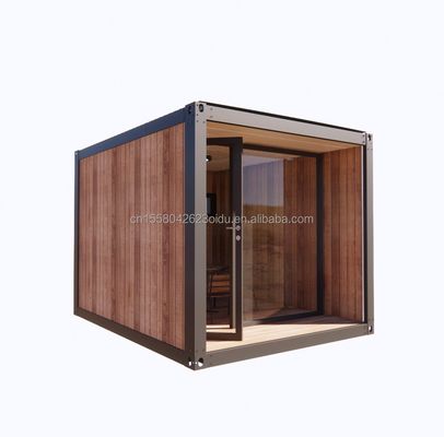 10ft Μίνι Prefab Μονωδικό Κινητό Συσκευαστήριο Μεγάλο Μέγεθος Οικία γραφείου με 50/75/100mm κύμα σάντουιτς τοίχους