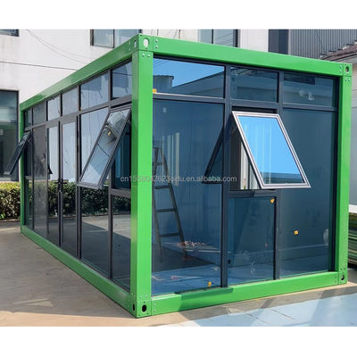 Σύγχρονο σχεδιασμό Flat Pack Foldable φορητό σπίτι δοχείο για προκατασκευασμένα μικροσκοπικά σπίτια καταστήματα και γραφεία 20ft ή 40ft