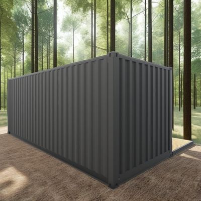 20ft οικολογικά φιλικό Flat Pack Container House προκατασκευασμένη βιώσιμη κατασκευή ατσάλινη δομή ανθεκτική βροχή άνεμος χιόνι κατάστημα