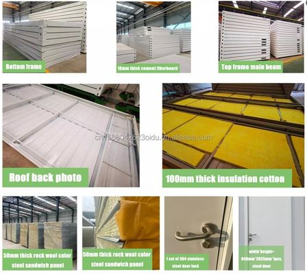 Σύγχρονο σχεδιασμό Flat Pack Foldable φορητό σπίτι δοχείο για προκατασκευασμένα μικροσκοπικά σπίτια καταστήματα και γραφεία 20ft ή 40ft