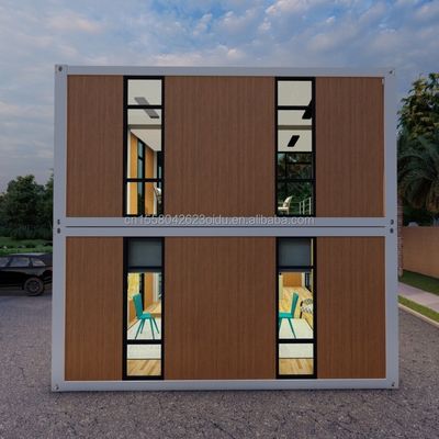 20ft/40ft Εύκολη μετακίνηση Προσυσκευασμένο Flat Pack Container Τείχος 50/75/100mm Wave Sandwich Panel Φορητή αποθήκευση για κατάστημα