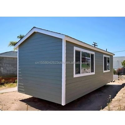 Εξωτερική Prefab Τριγωνική οροφή Χάλυβα Σάντουιτς Panel House με γαλβανισμένα τετραγωνικά σωλήνες χάλυβα Κύρια δομή