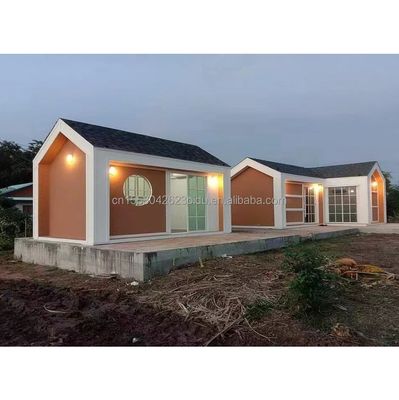 Quick Build Container Υλικό Σπίτια για θέρετρα Διακοπές και αγροτικά σπίτια Τρία υπνοδωμάτια Τείχος 50/75/100mm Wave Sandwich Panel