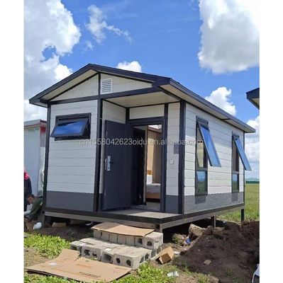 Quick Build Container Υλικό Σπίτια για θέρετρα Διακοπές και αγροτικά σπίτια Τρία υπνοδωμάτια Τείχος 50/75/100mm Wave Sandwich Panel