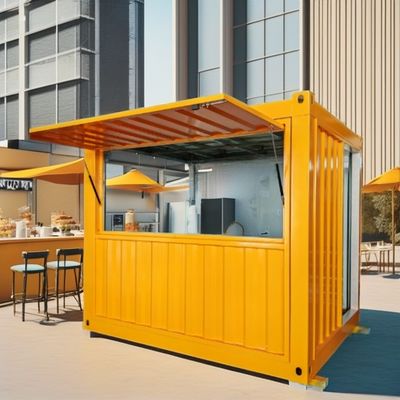 10ft Mini Pop-up Container House για καφετέρια Bar Fast-Food Εστιατόριο Εστιατόριο ευκολίας Κιόσκι ή υλικό παράθυρο περίπτερο