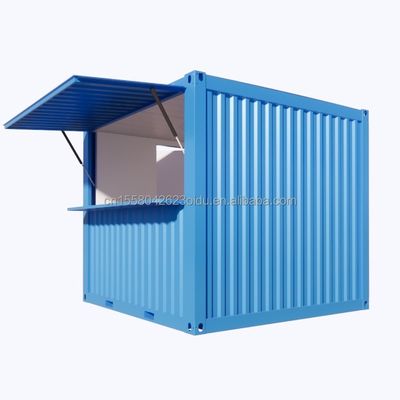 10ft Mini Pop-up Container House για καφετέρια Bar Fast-Food Εστιατόριο Εστιατόριο ευκολίας Κιόσκι ή υλικό παράθυρο περίπτερο
