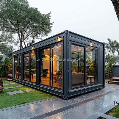Τείχος 50mm Wave Sandwich Panel Ξενοδοχείο Pop-up Container Καφέ Εστιατόριο Μπαρ Καφέ Κίος Κουζίνο με Σιδηροδρομικό Προσυσκευασμένο Σπίτι