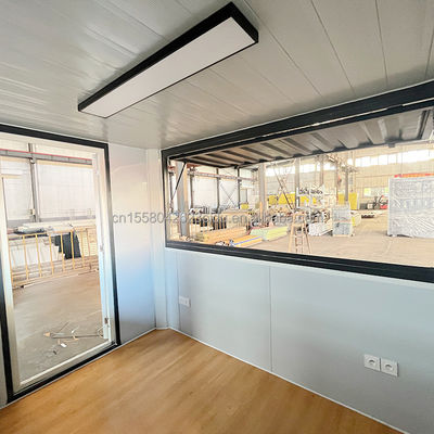 Προετοιμασμένο κατάστημα Custom Pop Up Cafe Bar σε 10ft και 20ft κοντέινερ Καταστήματα καφέ με γαλβανισμένα τετραγωνικά σωλήνες χάλυβα