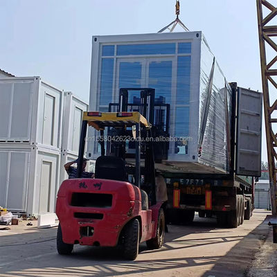 Σπιτικό ή γραφείο 20ft επεκτάσιμα κοντέινερ με δύο υπνοδωμάτια και παράθυρα από κράμα αλουμινίου σε μοντέρνο ύφος