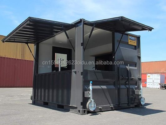 10ft Portable Juice Bar Shop Kiosk Booths Container Room Σχεδιασμένο με υγρασία-απόδειξη σάντουιτς Panel