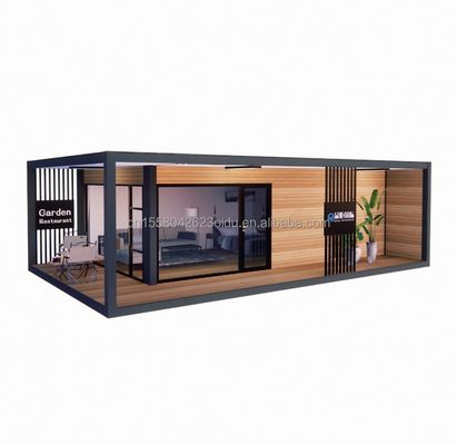Κορυφαίοι προμηθευτές μπάνιο Prefab σπίτια με γαλβανισμένα τετραγωνικά σωλήνες χάλυβα Κύρια δομή και σύγχρονη σχεδίαση