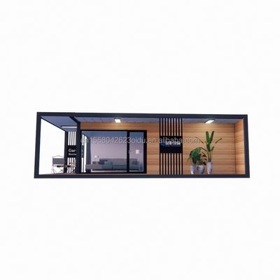 Κορυφαίοι προμηθευτές μπάνιο Prefab σπίτια με γαλβανισμένα τετραγωνικά σωλήνες χάλυβα Κύρια δομή και σύγχρονη σχεδίαση
