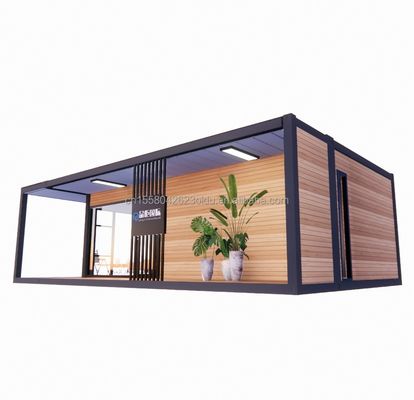 Κορυφαίοι προμηθευτές μπάνιο Prefab σπίτια με γαλβανισμένα τετραγωνικά σωλήνες χάλυβα Κύρια δομή και σύγχρονη σχεδίαση
