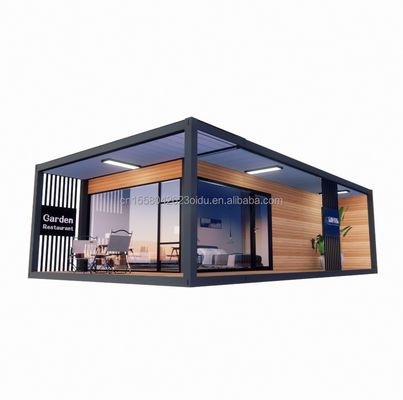 Κορυφαίοι προμηθευτές μπάνιο Prefab σπίτια με γαλβανισμένα τετραγωνικά σωλήνες χάλυβα Κύρια δομή και σύγχρονη σχεδίαση