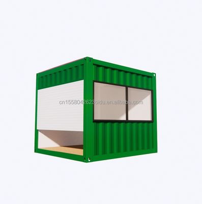 Κίτρινο τείχος 10ft Pop-Up Mobile Container House για καταστήματα λιανικής πώλησης