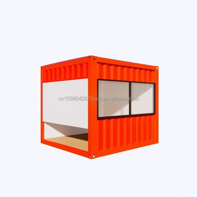 Κίτρινο τείχος 10ft Pop-Up Mobile Container House για καταστήματα λιανικής πώλησης