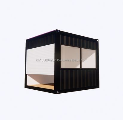 Κίτρινο τείχος 10ft Pop-Up Mobile Container House για καταστήματα λιανικής πώλησης