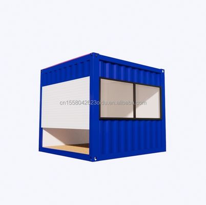 Κίτρινο τείχος 10ft Pop-Up Mobile Container House για καταστήματα λιανικής πώλησης