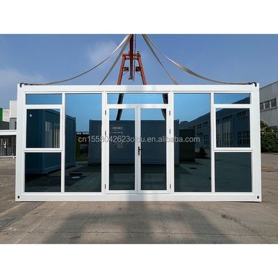 20ft Προσυσκευασμένα σπίτια εμπορευματοκιβωτίων για ζευγάρια Οικογένειες Ξενοδοχεία Σπίτι Χάλυβα Φρέμα Ζυγισμένο Χάλυβα Δυνατότητα κάμψης 180g