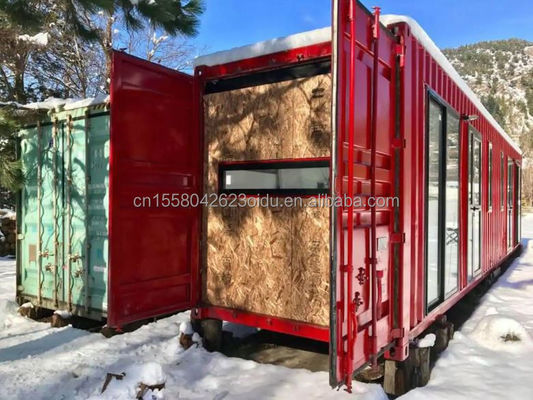Εξωτερικό 40Ft 20Ft Prefab Επεκτάσιμο Κωντέινερ Σπίτι Φορητό 2-5 υπνοδωμάτια Προετοιμασμένο Ναυτιλιακό Σπίτι Κατάστημα Κινητό Σπίτι γιαγιάς