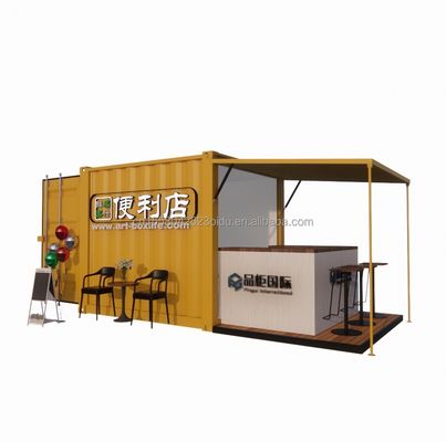 Φορητό Pop Up Mobile Mini 10ft Container Home Bar Προετοιμασμένο εστιατόριο κατάστημα Street Food Kiosk