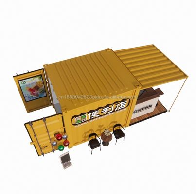 Φορητό Pop Up Mobile Mini 10ft Container Home Bar Προετοιμασμένο εστιατόριο κατάστημα Street Food Kiosk