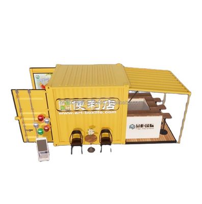 Φορητό Pop Up Mobile Mini 10ft Container Home Bar Προετοιμασμένο εστιατόριο κατάστημα Street Food Kiosk