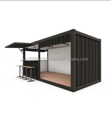 20ft Steel Frame Προετοιμασμένο κοντέινερ τροφίμων με παράθυρα από αλουμίνιο και γκάλβανωση από χάλυβα