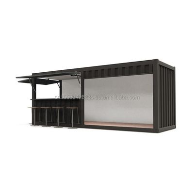 20ft Steel Frame Προετοιμασμένο κοντέινερ τροφίμων με παράθυρα από αλουμίνιο και γκάλβανωση από χάλυβα