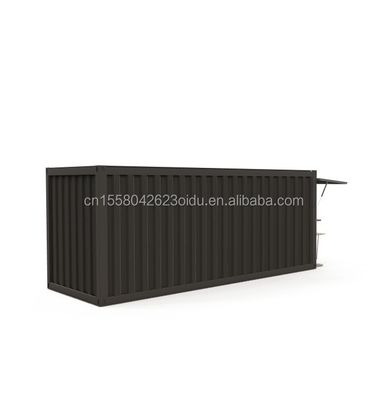20ft Steel Frame Προετοιμασμένο κοντέινερ τροφίμων με παράθυρα από αλουμίνιο και γκάλβανωση από χάλυβα
