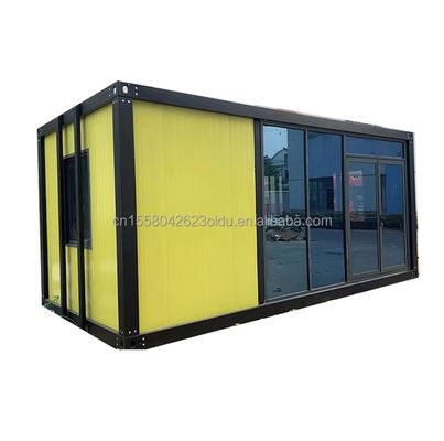 20ft 40ft Light Steel Container House μοντέρνο σχεδιασμό Prefab Καμπινγκ σπίτια με γαλβανισμένο χάλυβα κάμψη 180g και χάλυβα πλαίσιο