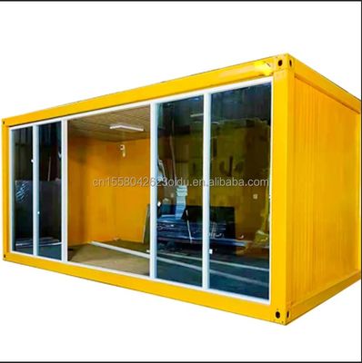 20ft 40ft Light Steel Container House μοντέρνο σχεδιασμό Prefab Καμπινγκ σπίτια με γαλβανισμένο χάλυβα κάμψη 180g και χάλυβα πλαίσιο
