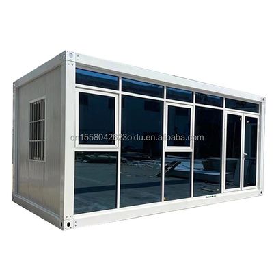 20ft 40ft Light Steel Container House μοντέρνο σχεδιασμό Prefab Καμπινγκ σπίτια με γαλβανισμένο χάλυβα κάμψη 180g και χάλυβα πλαίσιο