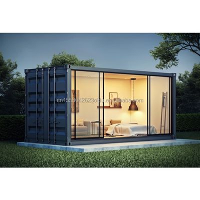 20ft 40ft Light Steel Container House μοντέρνο σχεδιασμό Prefab Καμπινγκ σπίτια με γαλβανισμένο χάλυβα κάμψη 180g και χάλυβα πλαίσιο