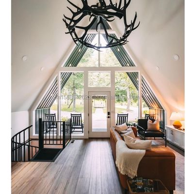 Ατσάλινη Δομή Τριγωνικό Ξύλινο Σπίτι