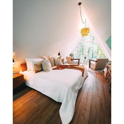 Ατσάλινη Δομή Τριγωνικό Ξύλινο Σπίτι