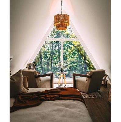 Ατσάλινη Δομή Τριγωνικό Ξύλινο Σπίτι