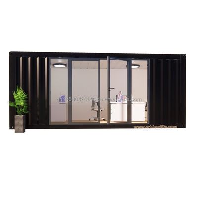 Εξωτερικό Flat Pack Container 20-40 FT Προσαρμόσιμα μικροσκοπικά σπίτια με μοντέρνο σχεδιασμό και σάντουιτς