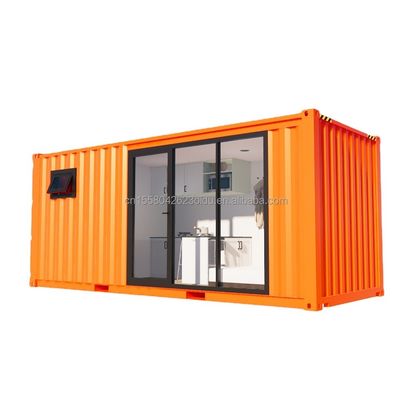 Εξωτερικό Flat Pack Container 20-40 FT Προσαρμόσιμα μικροσκοπικά σπίτια με μοντέρνο σχεδιασμό και σάντουιτς