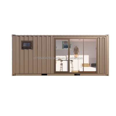 Εξωτερικό 40ft σύγχρονο επεκτάσιμο δοχείο προκατασκευασμένο σπίτι με 3 υπνοδωμάτια και καθιστικό