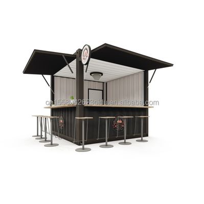 Ζυγισμένο χάλυβα κάμψη 180g 10FT Μίνι Pop-up Shop Container Καφετέρια/μπαρ/εστιατόριο γρήγορου φαγητού/εστιατόριο/κιόσκι/σταθμό