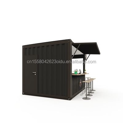 Ζυγισμένο χάλυβα κάμψη 180g 10FT Μίνι Pop-up Shop Container Καφετέρια/μπαρ/εστιατόριο γρήγορου φαγητού/εστιατόριο/κιόσκι/σταθμό