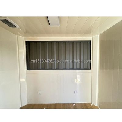 Μίνι 10ft Pop Up Shop Συσκευή Σπίτι Εστιατόριο Εστιατόριο Δρόμου Τροφίμων Κίος Κωνσταντίνος Με Ζυγισμένα Σιδηροδρομικά τετραγωνικά σωλήνες