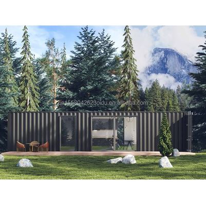 Πρόσφατα δημοφιλές 40ft τροποποιημένο εμπορικό δοχείο με 2 υπνοδωμάτια και παράθυρα από κράμα αλουμινίου