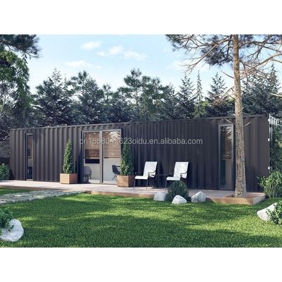 Πρόσφατα δημοφιλές 40ft τροποποιημένο εμπορικό δοχείο με 2 υπνοδωμάτια και παράθυρα από κράμα αλουμινίου