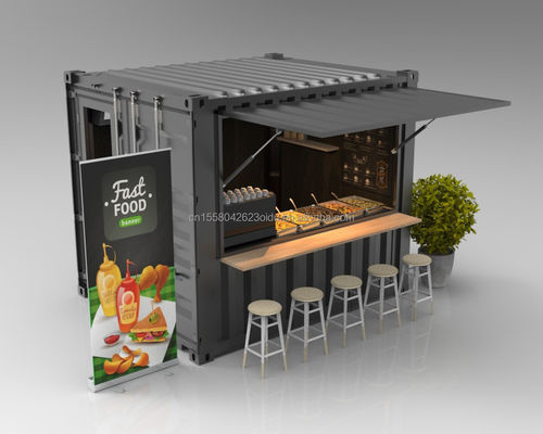 Καφετέρια Μπαρ Οδός Εστιατόριο Κήπος Booth 10 πόδια σε 20ft ή 40ft με 50/75/100mm κύμα σάντουιτς Πίνακα